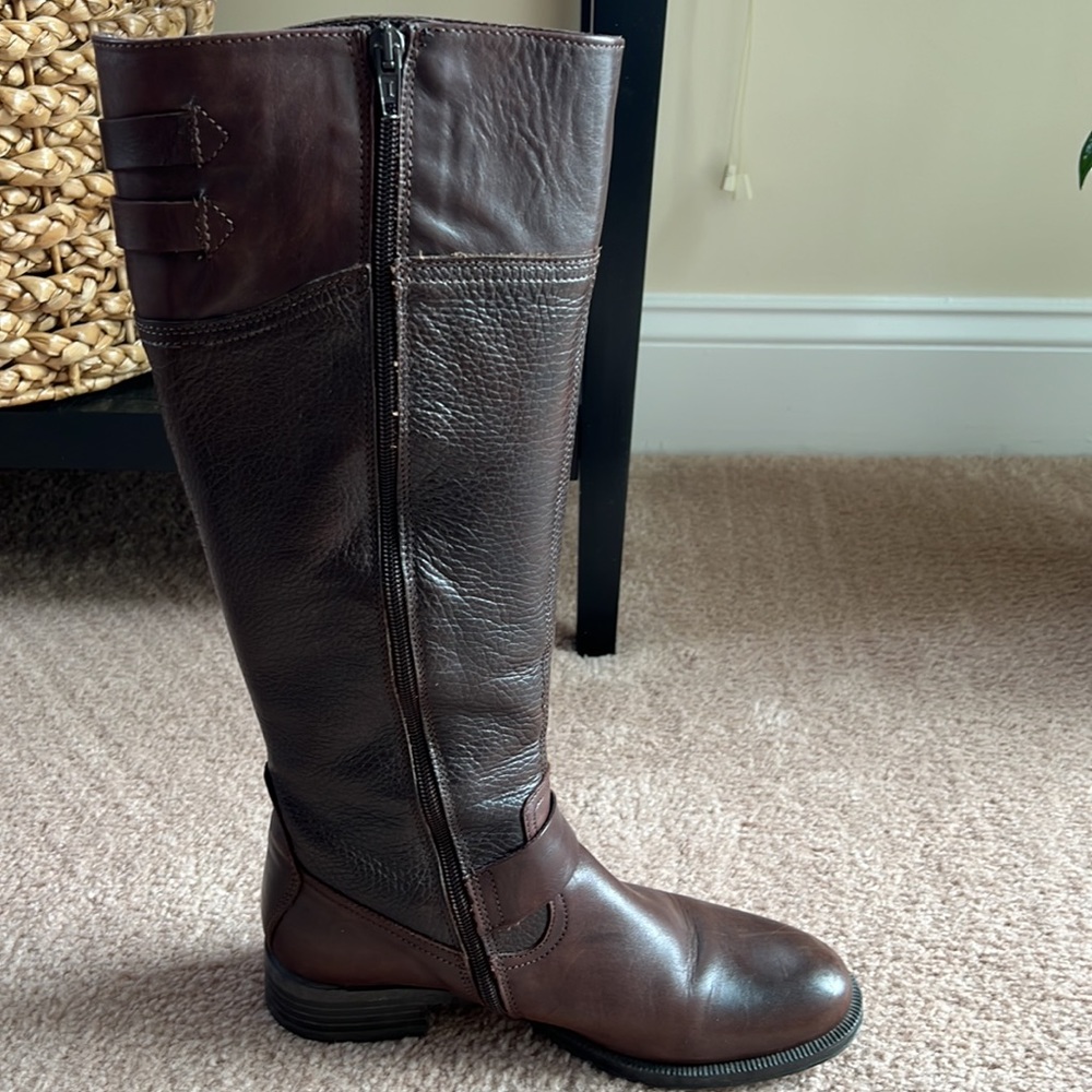 Aldo Brown Textured “Prettner” Riding Boot - Picture 5 of 14